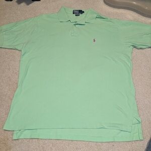 Polo by Ralph Lauren Men's Green Polo Shirt